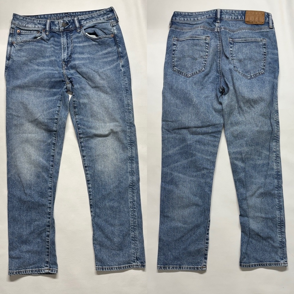 American Eagle Outfitters Blue ‘90s Straight Jeans Classic MEN'S 31x32